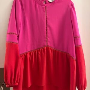 Crosby Fuchsia and Scarlet Blouse